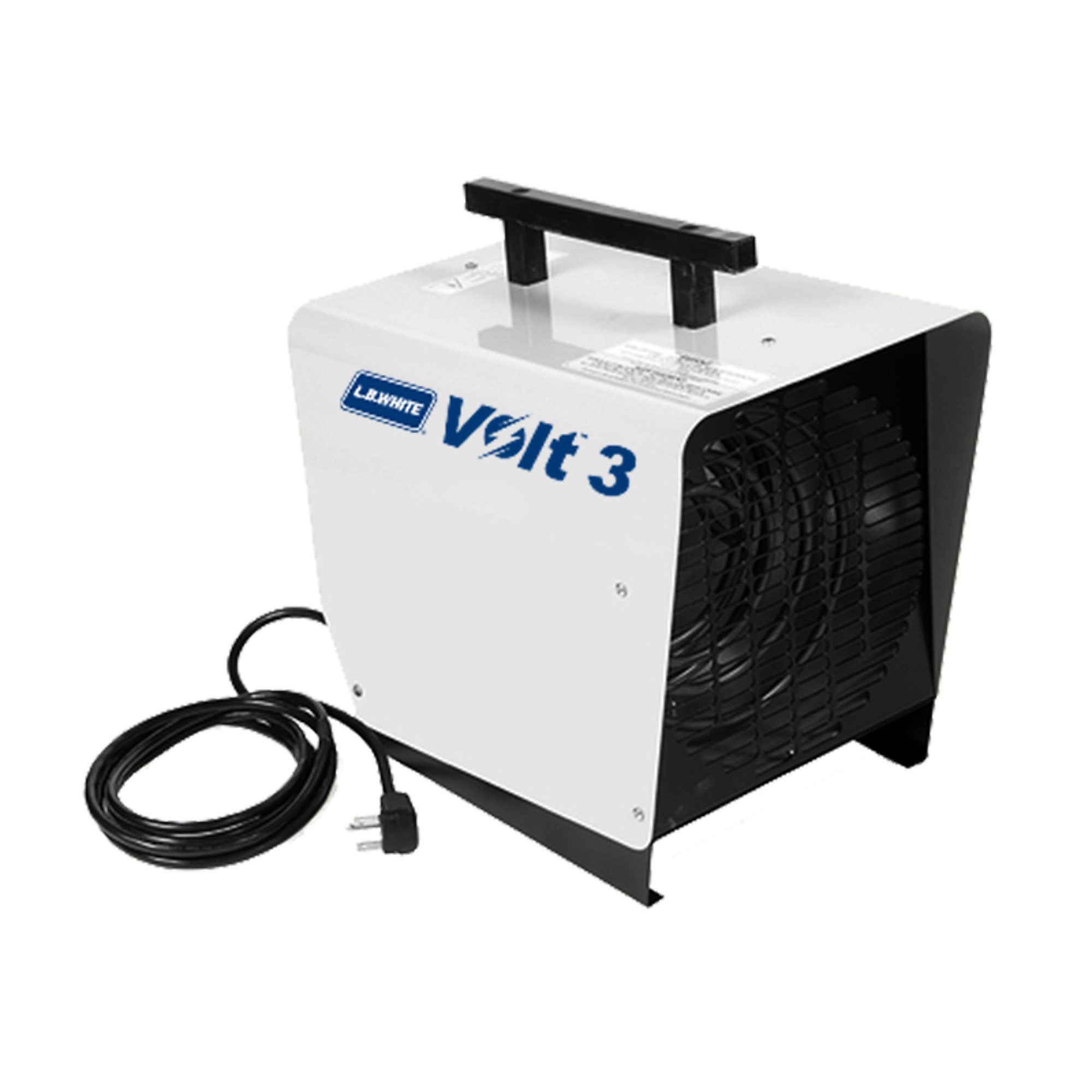 L.B. White Volt 3 3kW Electric Heater, Heat Type Forced Air, Heat Output 10200 Btu/hour, Model# Volt 3